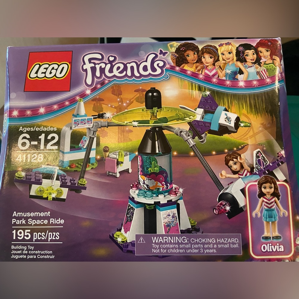 Lego Friends Amusement Park Space Ride Building Set 41128 - factory sealed box